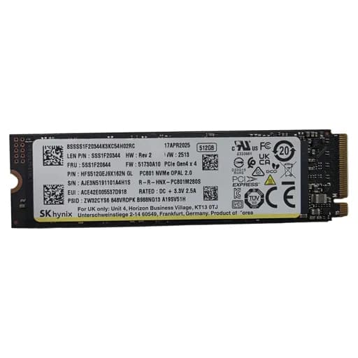 SK Hynix PC801 512GB M.2 NVMe